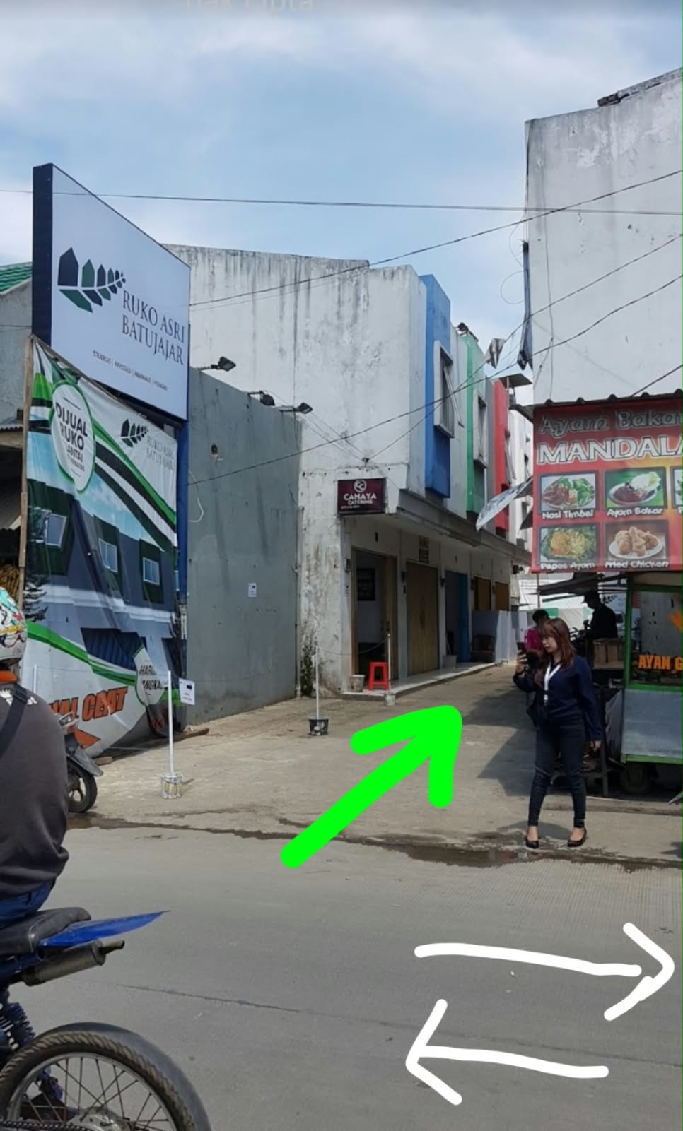 Akses Jalan Depan Ruko Batujajar